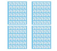 DLUKENY 120Pieces Tastiere Meccaniche Interruttori Adesivo Rumore Dampener Schiuma Riduzione del Suono Pellicola Isolante Per Interruttori Stabilizzatori Alberi Underpad