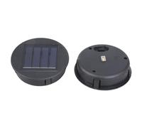 DLUKENY 2Pieces Testa di Ricambio Luce Solare Illuminazione A LED Funzione di Ricarica Automatica Per Esterno Giardino Luce Decorativa Pannello Solare Sostituzione Per Luci Da Giardino