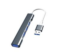 DLUKENY Adattatore USB C/USB 4 Porte Splitter USB Esteso 3xUSB2.0+1xUSB3.0 Adattatore Per PC Tastiere Laptop Computer Laptop Accessori