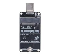 DLUKENY Adattatori SATA NVMe USB Tipo C ad alta velocità Design per HDD esterni Soluzione di archiviazione Satas NVMe Compatibile Tipo C Dock