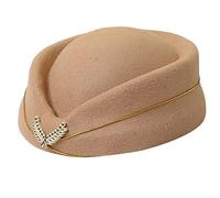 DLUKENY Air Hostess Cappello Hostess Cappello da donna Formale Uniforme Cappelli Accessori per feste Accessori per costumi 6: