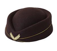 DLUKENY Air Hostess Cappello Hostess Cappello da donna Formale Uniforme Cappelli Accessori per feste Accessori per costumi 6: