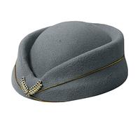 DLUKENY Air Hostess Cappello Hostess Cappello da donna Formale Uniforme Cappelli Accessori per feste Accessori per costumi 6: