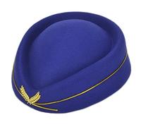 DLUKENY Air Hostess Cappello Hostess Cappello da donna Formale Uniforme Cappelli Accessori per feste Accessori per costumi 6: