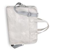 DLUKENY Borsa per computer da 14 pollici Materiali Scomparti multipli Spallacci regolabili Cinghie per bagagli Amichevole da viaggio Borsa per laptop da viaggio con bagagli, Grigio chiaro
