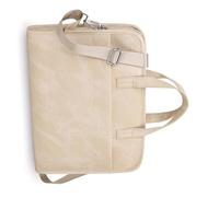 DLUKENY Borsa per computer da 14 pollici Materiali Scomparti multipli Spallacci regolabili Cinghie per bagagli Amichevole da viaggio Borsa per laptop da viaggio con bagagli, Giallo riso.