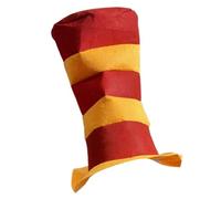 DLUKENY Cappello da capitano militare con motivo a righe, per costume da capitano con bordo grande, traspirante, per Halloween, carnevale ed eventi cosplay
