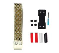 DLUKENY Cinghie di nylon con strass per tastiere meccaniche da gioco Semplici cinghie decorative pastabili PU viti nastro nastro per tastiera