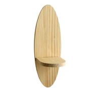 DLUKENY Creativo Forma Ovale Mensola Da Parete In Legno Massello Porta Piante Espositore Fluttuante Rack Di Stoccaggio Per Decorazioni