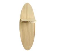 DLUKENY Creativo Forma Ovale Mensola Da Parete In Legno Massello Porta Piante Espositore Fluttuante Rack Di Stoccaggio Per Decorazioni