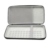 DLUKENY Custodia rigida nera con fodera morbida grigia per tastiere meccaniche Falchion RX a basso profilo