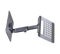 DLUKENY Desktop pieghevole tablet e supporto del telefono in lega di alluminio con angolo di visione regolabile per casa ufficio regolabile
