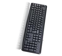 DLUKENY Disegni ergonomici della tastiera 104Keys del cavo dell'ufficio con risposta rapida e le operazioni silenziose risposte veloci tastiere tastiera del filo