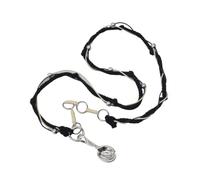 DLUKENY Elegante ciondolo a forma di cucchiaio su una comoda collana intrecciata, elegante collana con ciondolo a forma di cucchiaio, elegante collana intrecciata, Metallo