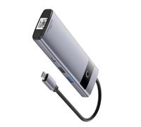 DLUKENY Hub di alluminio di tipo C con 4K HDTV PD100W USB3.0 Trasferimento dati ad alta velocità e porta di rete