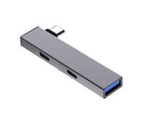 DLUKENY Hub USB C 4 in 1 con adattatore porta USB C tipo C a 2 tipo C+adattatore USB Hub adattatore USB Splitter USB Expander USB