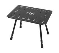 DLUKENY Multifunzionale Outdoor Camping Desk Regolabile Barbecue Scrivania Tavolo Pieghevole Portatile Leghe di Alluminio Sedia Pieghevole