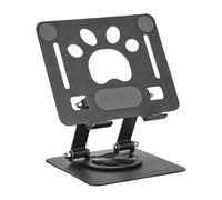 DLUKENY Staffa per laptop Staffa per tablet Multifunzionale Desktop Pigro Rotazione di 360 gradi Supporto pieghevole Supporto per telefono in metallo Dissipazione del calore