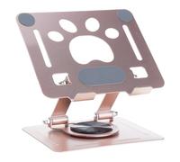 DLUKENY Staffa per laptop Staffa per tablet Multifunzionale Desktop Pigro Rotazione di 360 gradi Supporto pieghevole Supporto per telefono in metallo Dissipazione del calore