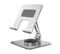 DLUKENY Supporto per laptop portatile Base pieghevole Supporto per notebook Staffa di raffreddamento per computer portatile girevole a 360 gradi Disegno portatile per tablet