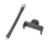 DLUKENY Supporto per montaggio Morsetto Supporto a clip a braccio lungo con 1/4 di montaggio a vite per treppiede Monopiede Clip per telefono Flessibile Staffa per tubo flessibile Staffa per telefono