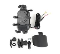 DLUKENY Supporto per telefono da moto ammortizzante con rilascio rapido per terreni accidentati senza soluzione di continuità di navigazione