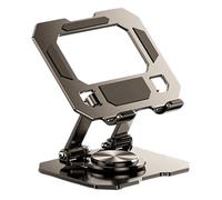 DLUKENY Supporto pieghevole girevole a 360 gradi per tablet regolabile per più dispositivi in lega di acciaio legato di rinforzo in acciaio legato pieghevole stand