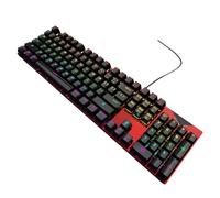 DLUKENY Tastiere meccaniche resistenti dell'acqua di AntiGhosting 82 con i commutatori blu e RGBs che accendono le tastiere di gioco di scorciatoia di multimedia