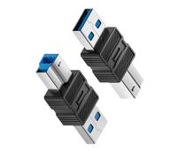 DLUKENY USB3.0 B maschio a un maschio/femmina adattatore al convertitore di tipo C per il trasferimento rapido dei dati tra i dispositivi Connettore del disco rigido USB