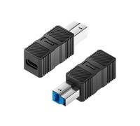 DLUKENY USB3.0 B maschio a un maschio/femmina adattatore al convertitore di tipo C per il trasferimento rapido dei dati tra i dispositivi Connettore del disco rigido USB
