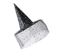DLUKENY Velo in pizzo cappello da strega accessorio per costume di Halloween per feste di Halloween velo copricapo per cosplay in maschera