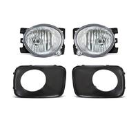 DLUMFPF Lampadine Alogene Og Lamp Luci Diurne Fari Anteriori DRL Con Copertura Nera 12 V Per Pilot 2009 2010 2011 Auto Fendinebbia(Halogen Fog Set)