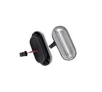 DLUMFPF LED Dinamico Laterale Indicatore Luce Di Direzione Laterale Dinamica A LED Per Skoda Per Octavia 1U 1996 1997 1998 1999 2000 2001 2002 2003-2010(Upgrade Crystal)