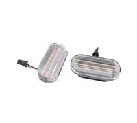 DLUMFPF LED Dinamico Laterale Indicatore Luce Di Direzione Laterale Dinamica A LED Per Skoda Per Octavia 1U 1996 1997 1998 1999 2000 2001 2002 2003-2010(Upgrade Smoked)