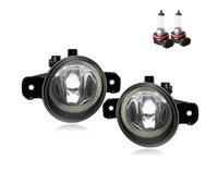 DLUMFPF Per Nissan Per Almera Per X-Trail T30 Per Altima Per Maxima Per March Gruppo Ottico Fendinebbia Angel Eye Anello Halo DRL Auto Fendinebbia(War White*Yelow)