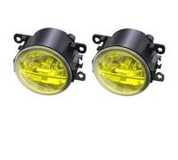 DLUMFPF Per Suzuki Per Hustler Per Jimny Per Ignis II Per Swift Per Alto Per Baleno 2Pezzi Fendinebbia A LED Paraurti Anteriore Auto DRL 30W Auto Fendinebbia(Lemon Yellow)