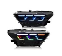 DLUMFPF Plug and Play Per Ford Per Mustang 2015-2022 Gruppo Fari Auto DRL Indicatori Direzione(For 2015-2017 Year)