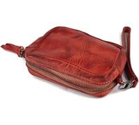 DLUXCA Hand-Painted Old Coin Purse Driver's License Hand-held Small Wallet Retro Card Bag Coin Bag (Color : E, Size : 12 * 8 * 2 * 10m)