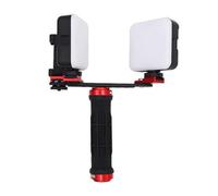 DLUXCA Kit di Fotografia Dentale, Telefono Cellulare Twin Light Photograp con Maniglie Bluetooth per Le cliniche dentistiche Tatuaggio Orale delle Unghie Gioielli Insetti e Altri Fotografia Macro