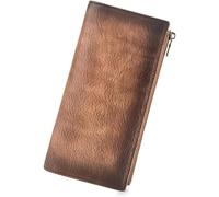 DLUXCA Retro Hand-Painted Color Wallet Long Multi-Card Wallet Large-Capacity Wallet Business Wallet Men (Color : E, Size : 18 * 1 * 9cm)