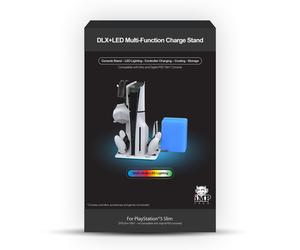DLX LED Multi Function Charger Tower PS5 SLIM, Imp Gaming D (Sony Playstation 5)