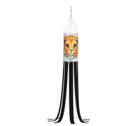 Dlxw 40 "Durevole Outdoor Hanging Decorative Patio Giardino Terrazza Home Decor! Halloween Windsock per rendere il tuo spazio all'aperto divertente! Cartoon Cute Little Lion