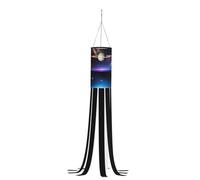 Dlxw 40 "Durevole Outdoor Hanging Decorative Patio Giardino Terrazza Home Decor! Halloween Windsock per rendere divertente il tuo spazio esterno! Cosmic Saturn