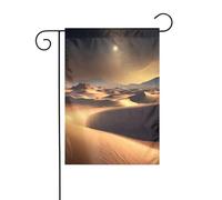 Dlxw Bandiera del deserto sahara 30,48 x 45,72 cm su entrambi i lati per esterni crea una romantica decorazione da giardino per la casa e l'atmosfera esterna! Migliora il gusto della tua decorazione
