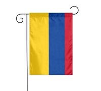 Dlxw Bandiera della Colombia 30,48 x 45,72 cm su entrambi i lati per esterni crea una romantica decorazione da giardino per la casa e l'atmosfera esterna! Migliora il gusto della tua decorazione da