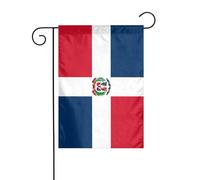 Dlxw Bandiera della Repubblica Dominicana 30,48 x 45,72 cm su entrambi i lati per esterni crea una romantica decorazione da giardino per la casa e l'atmosfera esterna! Migliora il gusto della tua