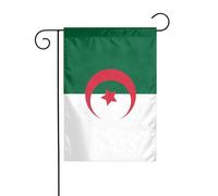 Dlxw Bandiera dell'Algeria 30,48 x 45,72 cm su entrambi i lati per esterni crea una romantica decorazione da giardino per la casa e l'atmosfera esterna! Migliora il gusto della tua decorazione da