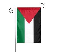 Dlxw Bandiera dello stato della Palestina 30,48 x 45,72 cm su entrambi i lati per esterni crea una romantica decorazione da giardino per la casa e l'atmosfera esterna! Migliora il gusto della tua