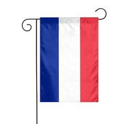 Dlxw Bandiera francese 30,48 x 45,72 cm su entrambi i lati per esterni crea una romantica decorazione da giardino per la casa e l'atmosfera esterna! Migliora il gusto della tua decorazione da giardino