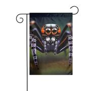 Dlxw Bandiera tropicale con ragni della foresta pluviale 30,48 x 45,72 cm su entrambi i lati per esterni crea una romantica decorazione da giardino per la casa all'aperto. Migliora il gusto della tua
